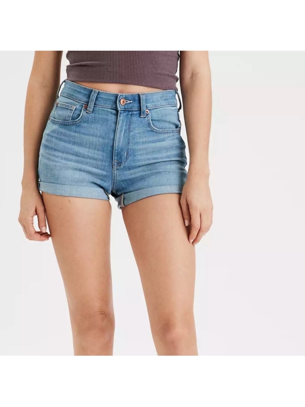 American Eagle Outfitters Hi- Rise Super Super Stretch Shortie Women’s Size 0